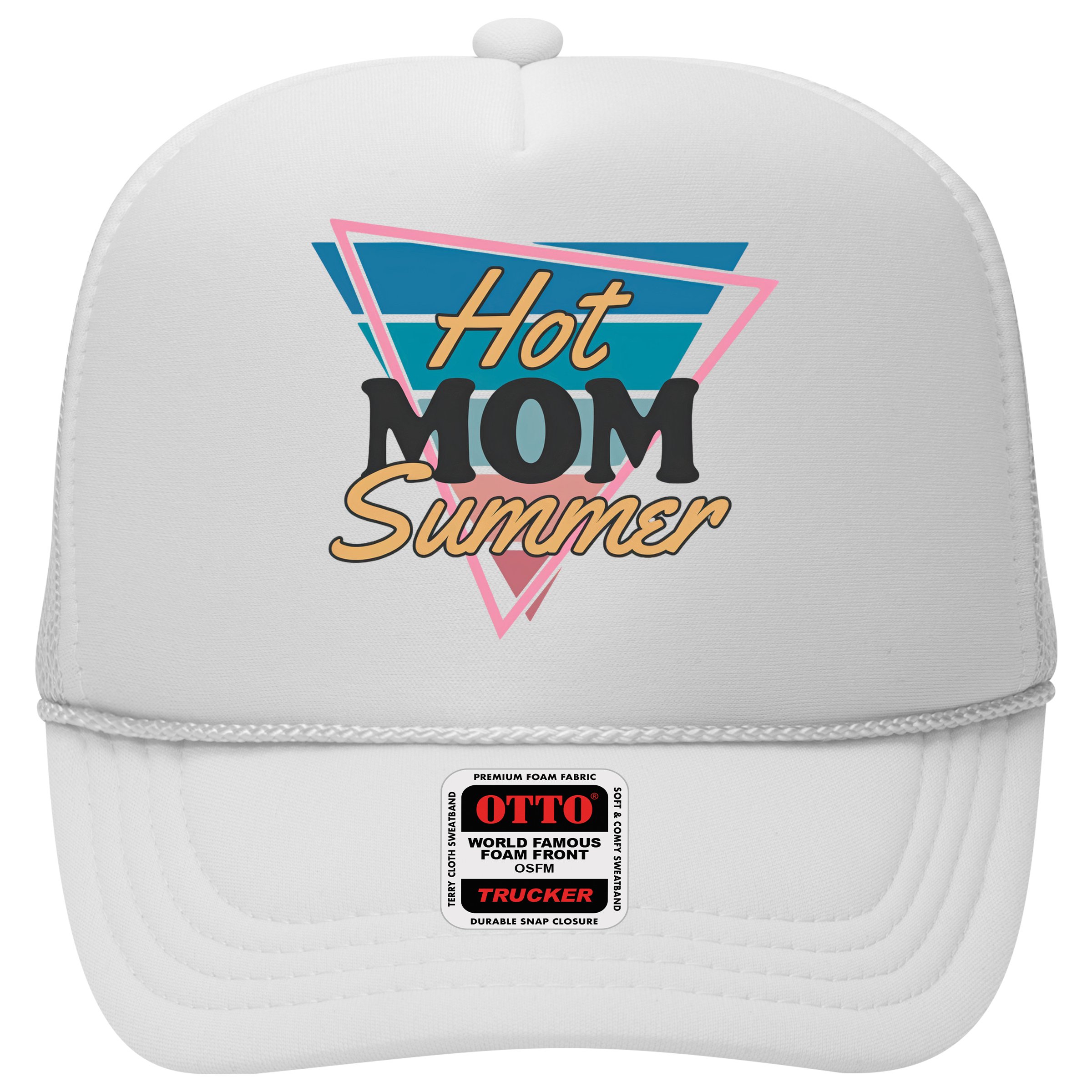 Retro Hot Mom Summer 80s Hot Mom Summer Vacation Hat