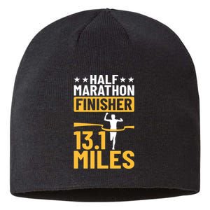 Running Half Marathon Finisher Half Marathoner Half Marathon Sustainable Beanie