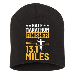 Running Half Marathon Finisher Half Marathoner Half Marathon Short Acrylic Beanie