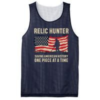 Relic Hunter Metal Detector Treasure Hunting US Flag Mesh Reversible Basketball Jersey Tank