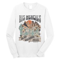 Retro His Mercies Are New Every Morning Bible Christian Long Sleeve Shirt