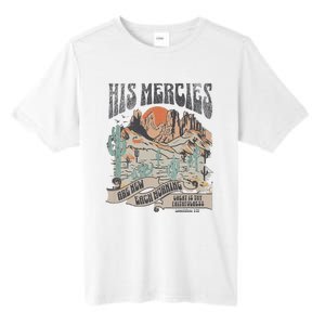 Retro His Mercies Are New Every Morning Bible Christian Tall Fusion ChromaSoft Performance T-Shirt