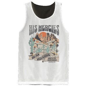 Retro His Mercies Are New Every Morning Bible Christian Mesh Reversible Basketball Jersey Tank