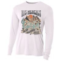 Retro His Mercies Are New Every Morning Bible Christian Cooling Performance Long Sleeve Crew