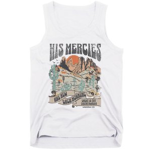 Retro His Mercies Are New Every Morning Bible Christian Tank Top