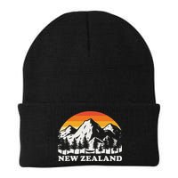 Retro Hiking Mountains New Zealand Beanie