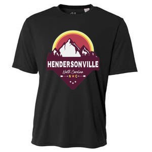 Retro Hendersonville North Carolina Nc Blue Ridge Mountains Cooling Performance Crew T-Shirt