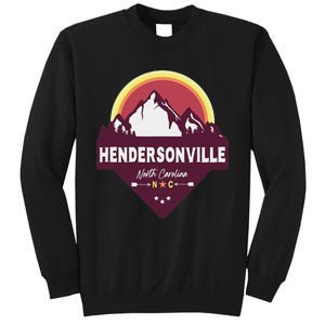 Retro Hendersonville North Carolina Nc Blue Ridge Mountains Sweatshirt