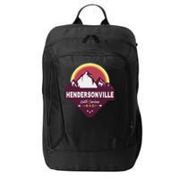 Retro Hendersonville North Carolina Nc Blue Ridge Mountains City Backpack