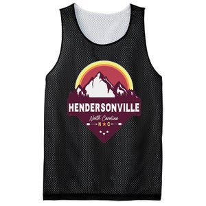 Retro Hendersonville North Carolina Nc Blue Ridge Mountains Mesh Reversible Basketball Jersey Tank