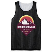 Retro Hendersonville North Carolina Nc Blue Ridge Mountains Mesh Reversible Basketball Jersey Tank