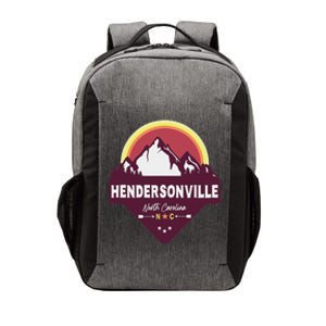 Retro Hendersonville North Carolina Nc Blue Ridge Mountains Vector Backpack