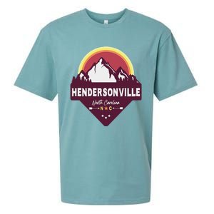 Retro Hendersonville North Carolina Nc Blue Ridge Mountains Sueded Cloud Jersey T-Shirt