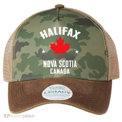 retro Halifax nova scotia canada flag Legacy Tie Dye Trucker Hat