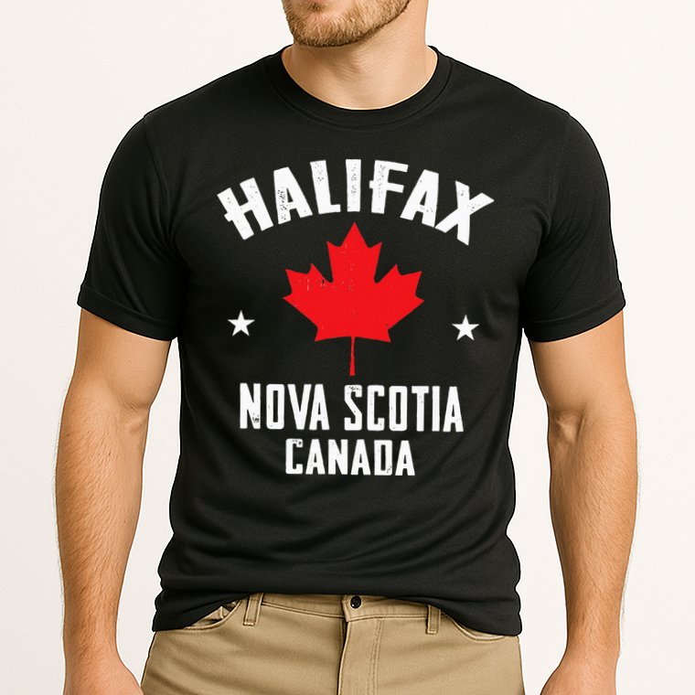 retro Halifax nova scotia canada flag Cooling Performance Crew T-Shirt
