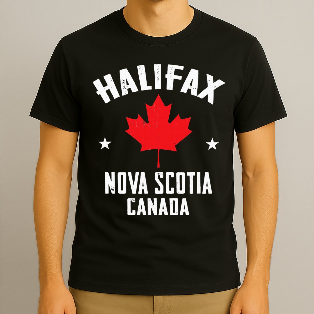 retro Halifax nova scotia canada flag T-Shirt