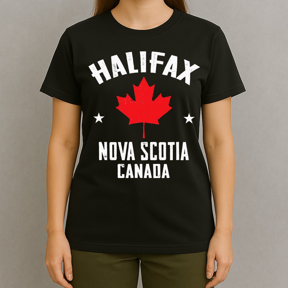retro Halifax nova scotia canada flag T-Shirt