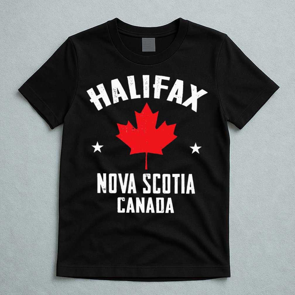 retro Halifax nova scotia canada flag T-Shirt
