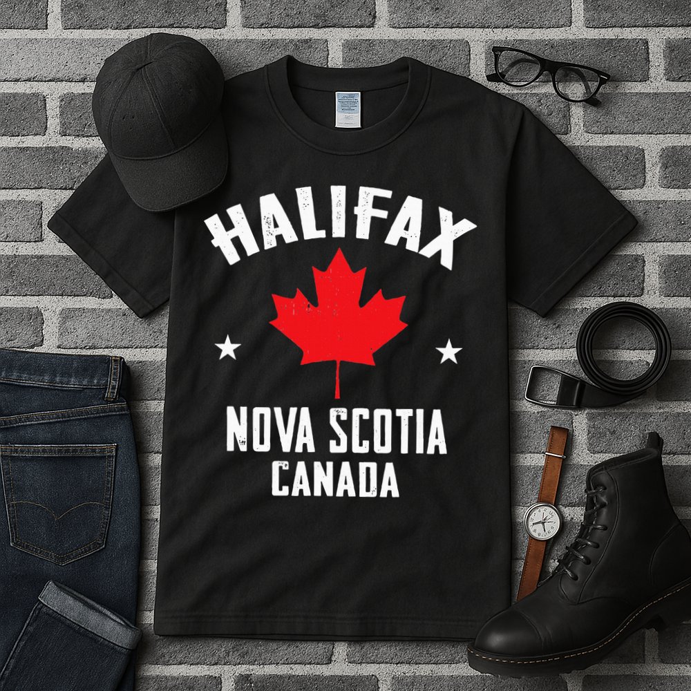 retro Halifax nova scotia canada flag Tall T-Shirt