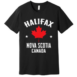 retro Halifax nova scotia canada flag Premium T-Shirt