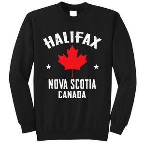 retro Halifax nova scotia canada flag Tall Sweatshirt