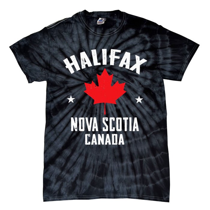 retro Halifax nova scotia canada flag Tie-Dye T-Shirt