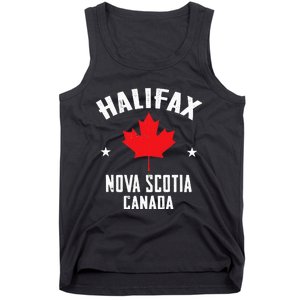 retro Halifax nova scotia canada flag Tank Top