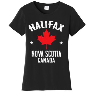 retro Halifax nova scotia canada flag Women's T-Shirt