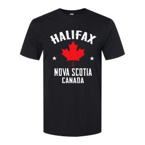 retro Halifax nova scotia canada flag Softstyle CVC T-Shirt