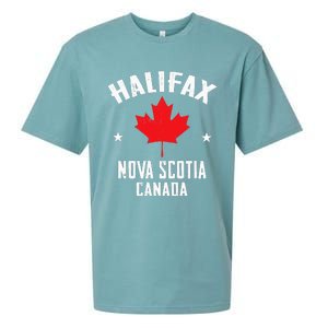 retro Halifax nova scotia canada flag Sueded Cloud Jersey T-Shirt