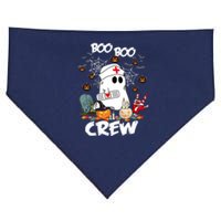 Retro Halloween Nursing RN Boo Boo Crew Ghost Nurse USA-Made Doggie Bandana