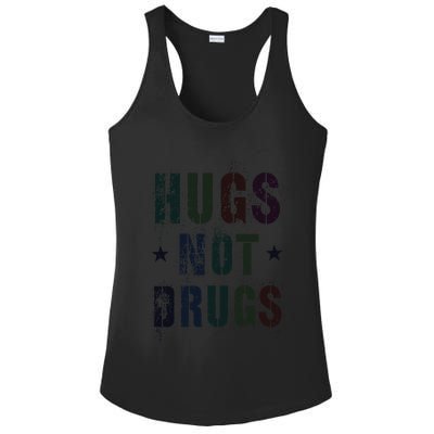 Rockin Hugs Not Drugs Clean Fun Na Family Vibes Funny Gift Ladies PosiCharge Competitor Racerback Tank