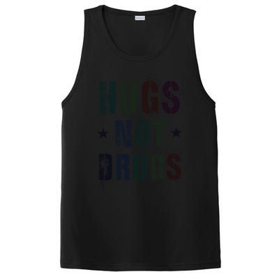 Rockin Hugs Not Drugs Clean Fun Na Family Vibes Funny Gift PosiCharge Competitor Tank