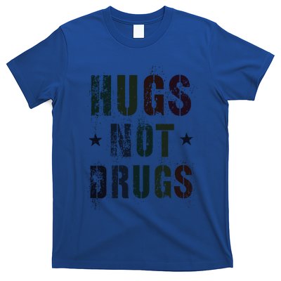 Rockin Hugs Not Drugs Clean Fun Na Family Vibes Funny Gift T-Shirt