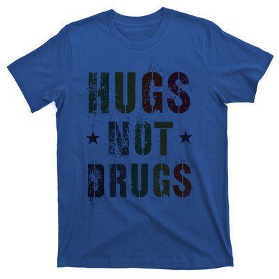 Rockin Hugs Not Drugs Clean Fun Na Family Vibes Funny Gift T-Shirt