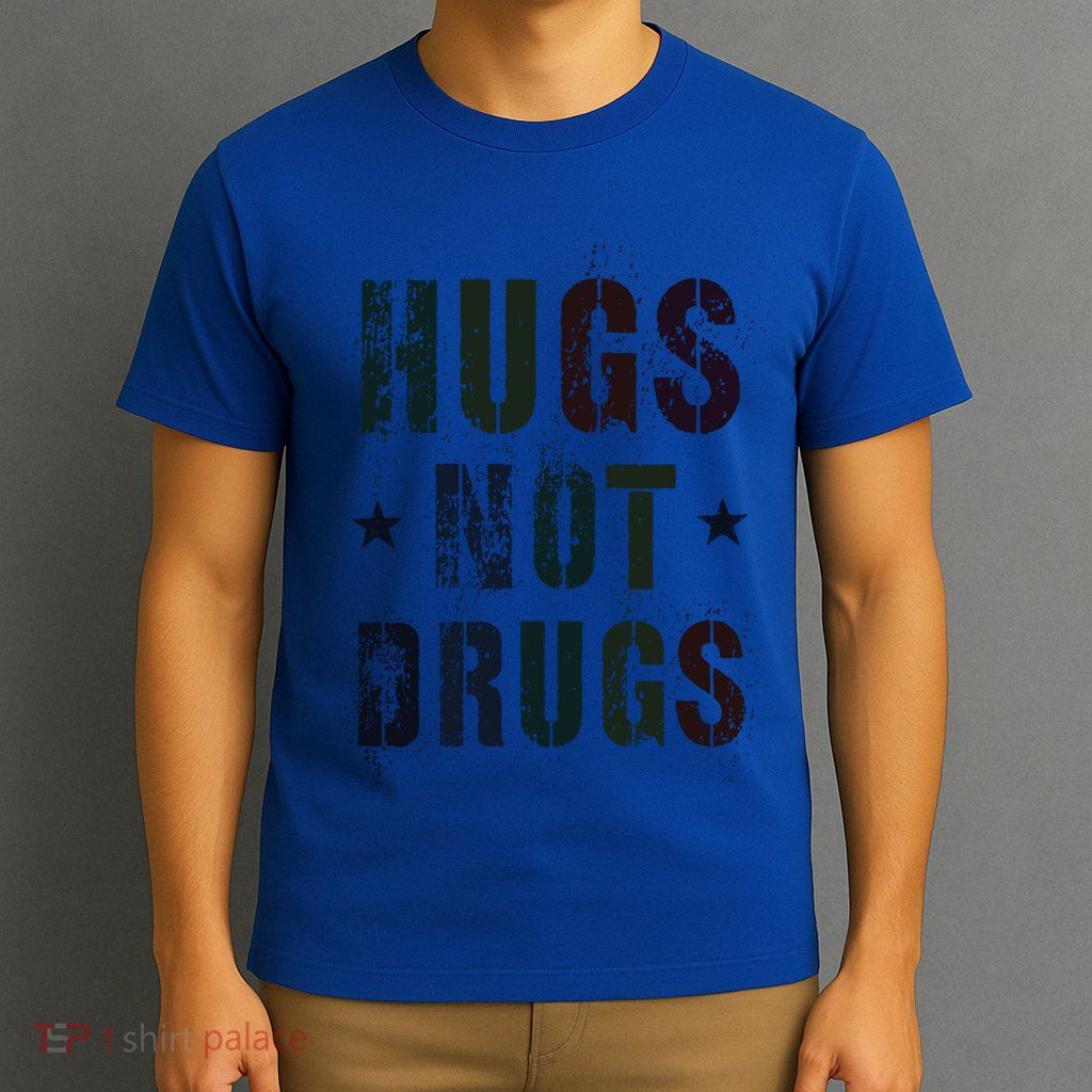 Rockin Hugs Not Drugs Clean Fun Na Family Vibes Funny Gift T-Shirt