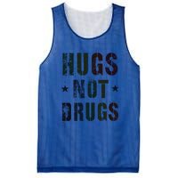 Rockin Hugs Not Drugs Clean Fun Na Family Vibes Funny Gift Mesh Reversible Basketball Jersey Tank