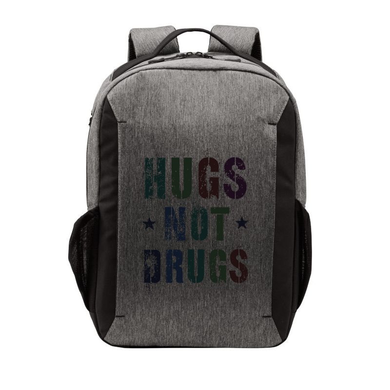 Rockin Hugs Not Drugs Clean Fun Na Family Vibes Funny Gift Vector Backpack