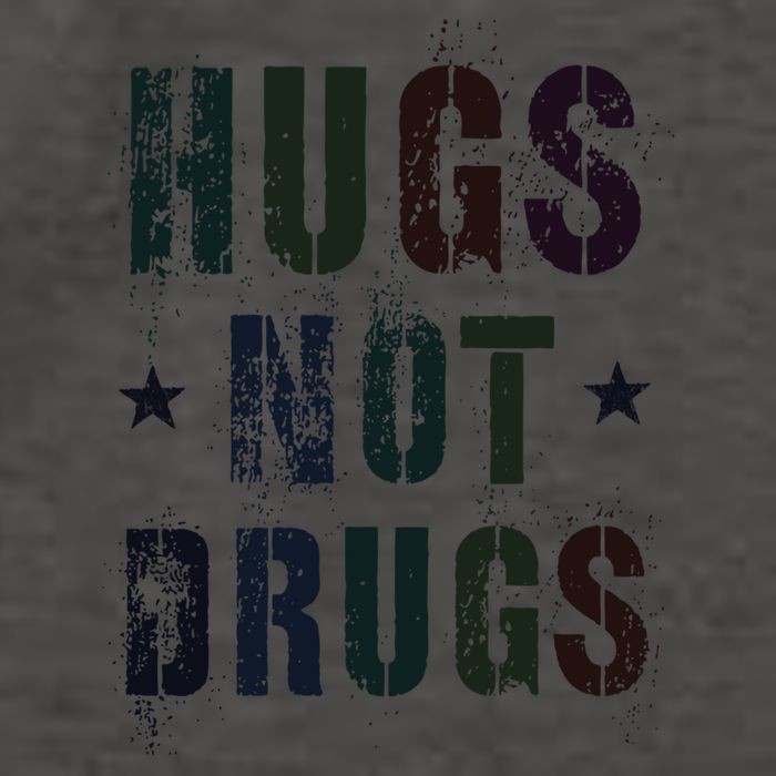 Rockin Hugs Not Drugs Clean Fun Na Family Vibes Funny Gift Vector Backpack