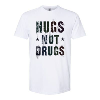 Rockin Hugs Not Drugs Clean Fun Na Family Vibes Funny Gift Softstyle CVC T-Shirt