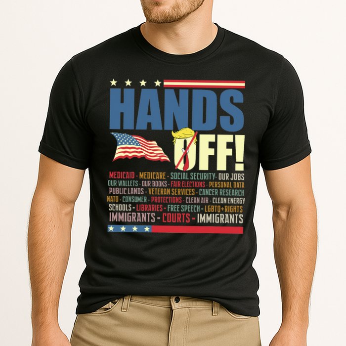 Resist Hands Off Protest Anti Trump  Cooling Performance Crew T-Shirt