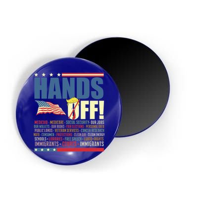 Resist Hands Off Protest Anti Trump  Magnet