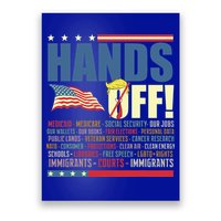 Resist Hands Off Protest Anti Trump  Poster