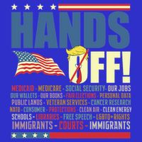 Resist Hands Off Protest Anti Trump  Poster