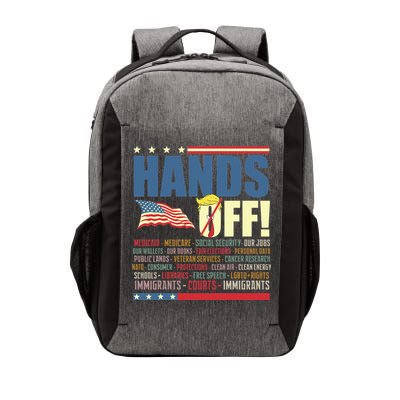 Resist Hands Off Protest Anti Trump  Vector Backpack