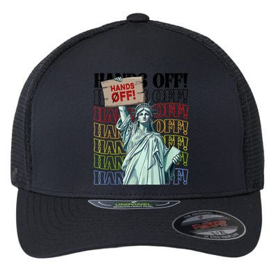 Resist Hands Off Vintage We The People American Flag Protest  Flexfit Unipanel Trucker Cap