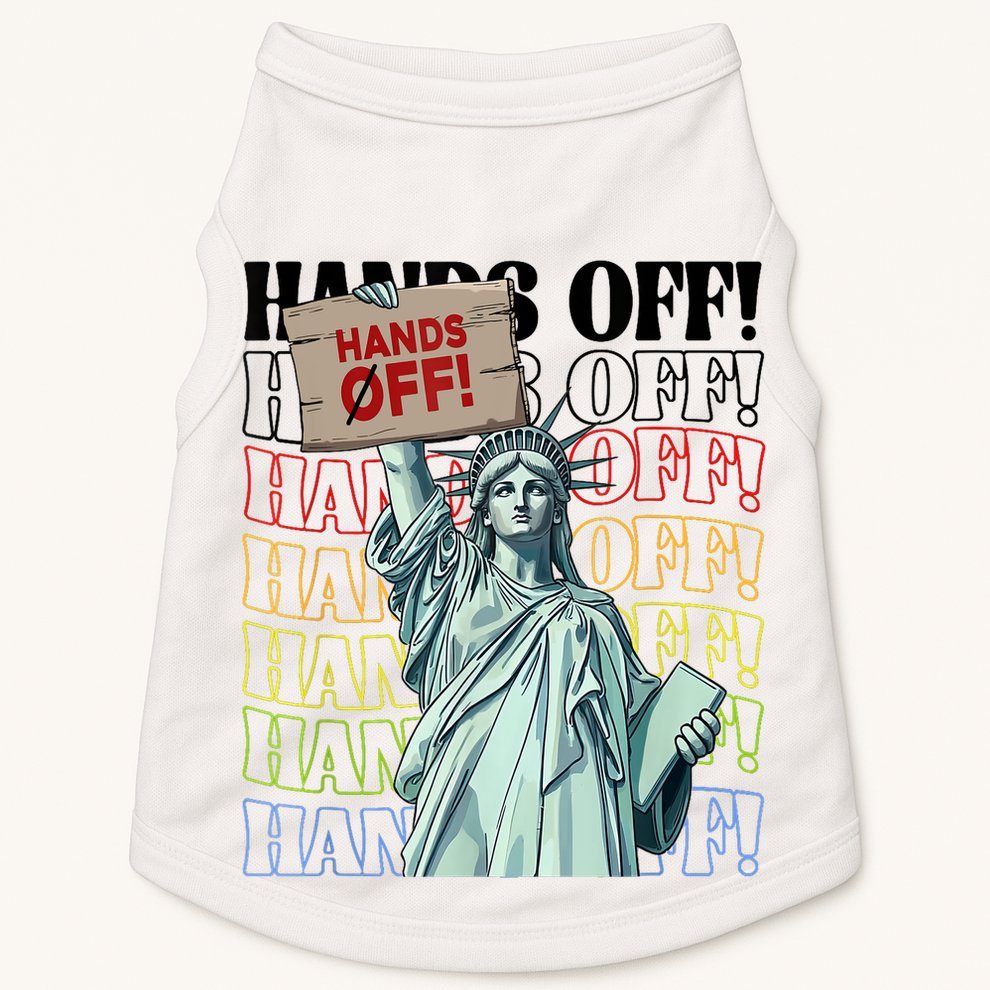 Resist Hands Off Vintage We The People American Flag Protest  Doggie Tank