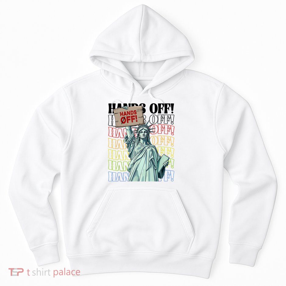 Resist Hands Off Vintage We The People American Flag Protest  Hoodie