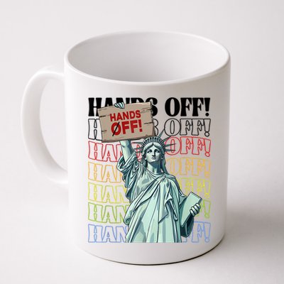 Resist Hands Off Vintage We The People American Flag Protest  Mug