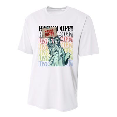 Resist Hands Off Vintage We The People American Flag Protest  Youth Performance Sprint T-Shirt